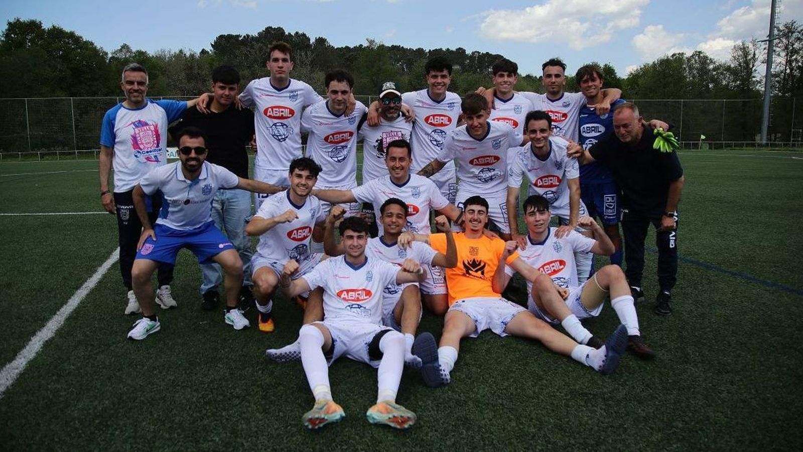 El equipo del Velle que disputó ante el Allariz el partido 1.000 del club en Primera  Futgal.