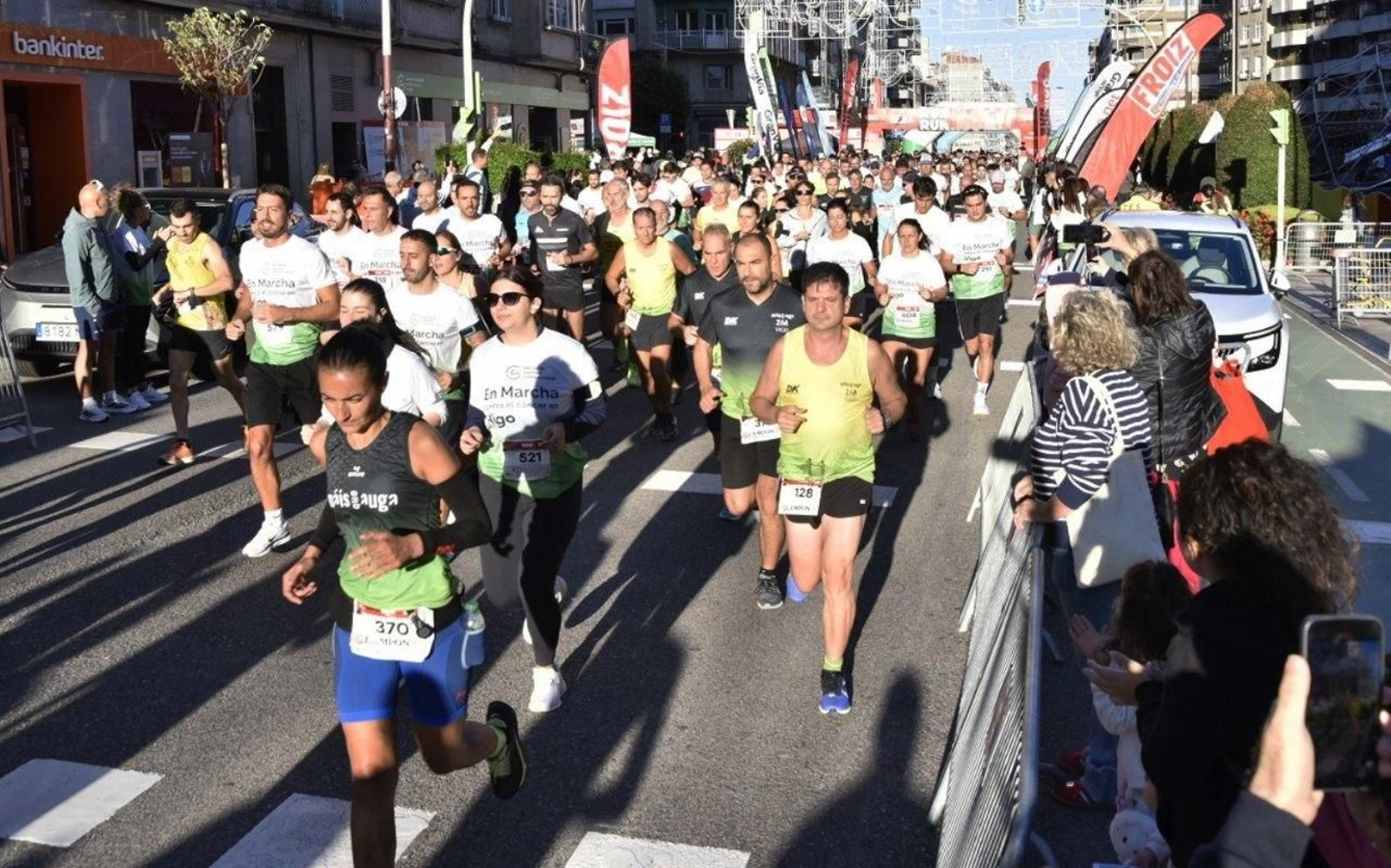 La I Vigo en Marcha contra o Cancro reunió a casi 600 personas