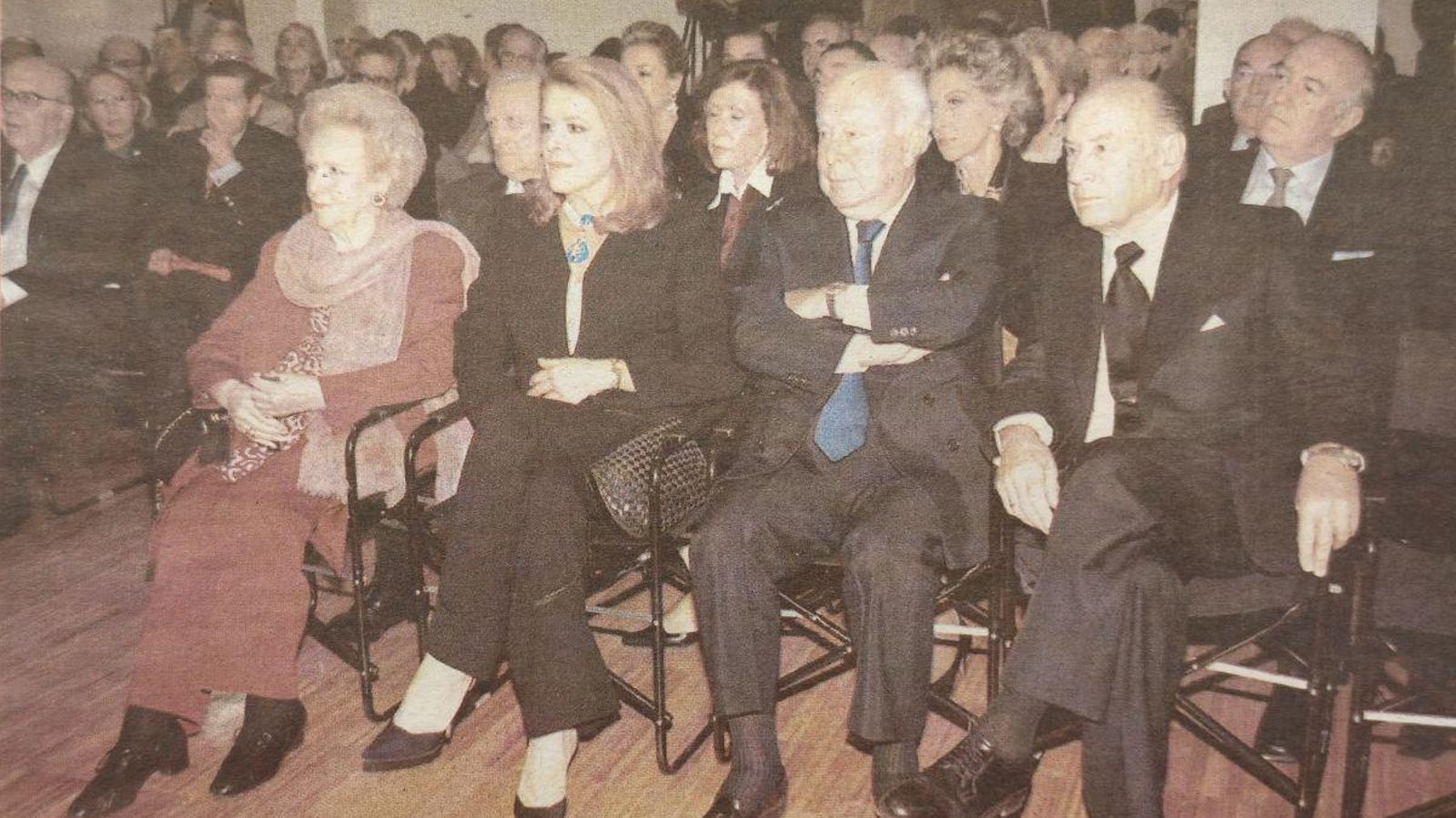 De izquierda a derecha, Dorinda Ramos, Mariluz Barreiros, Jesús de Polanco y Graciliano Barreiros durante la presentación.