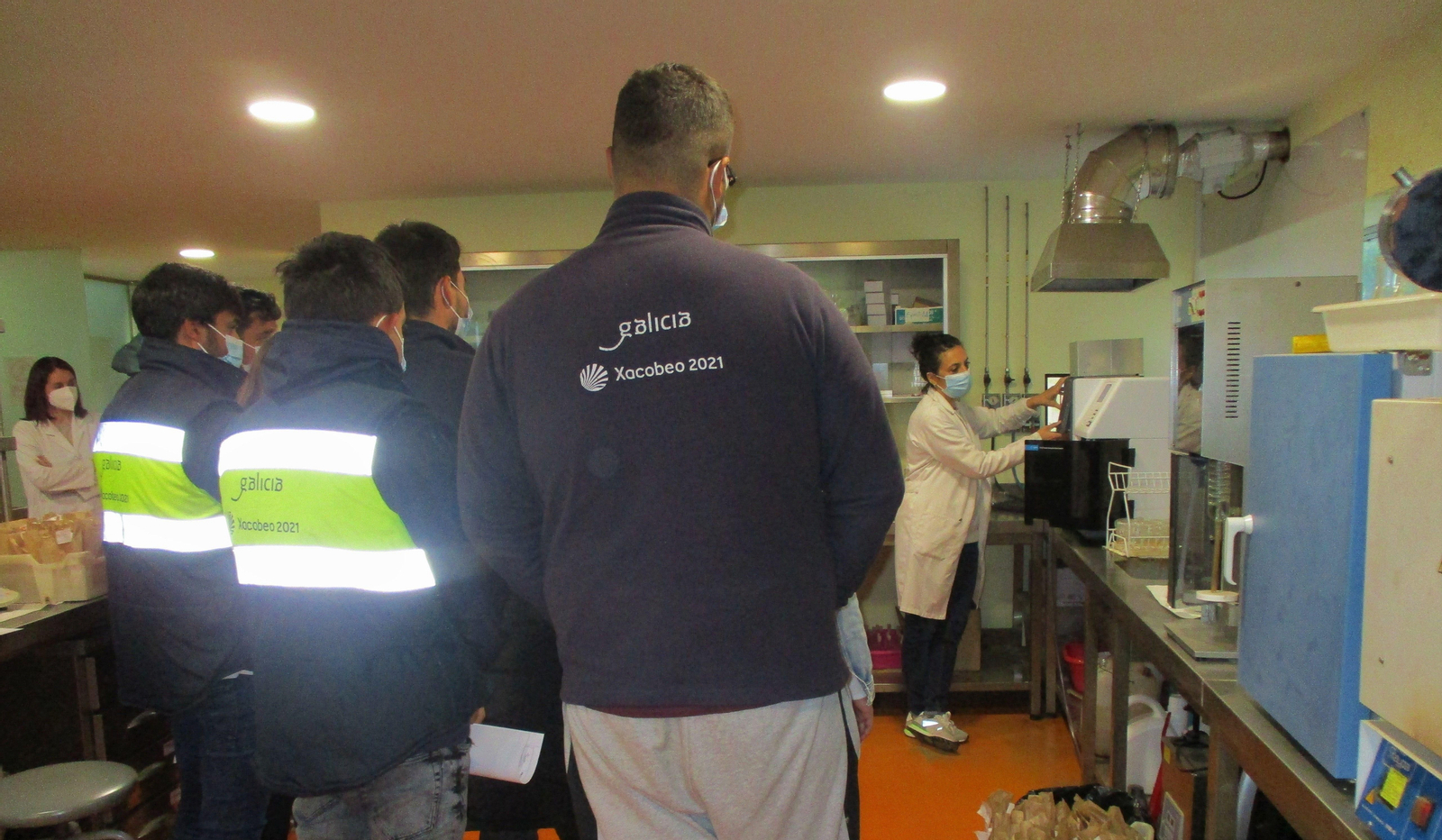 Imagen de archivo de una visita del obradoiro juvenil al Inorde. (Foto: cedida).