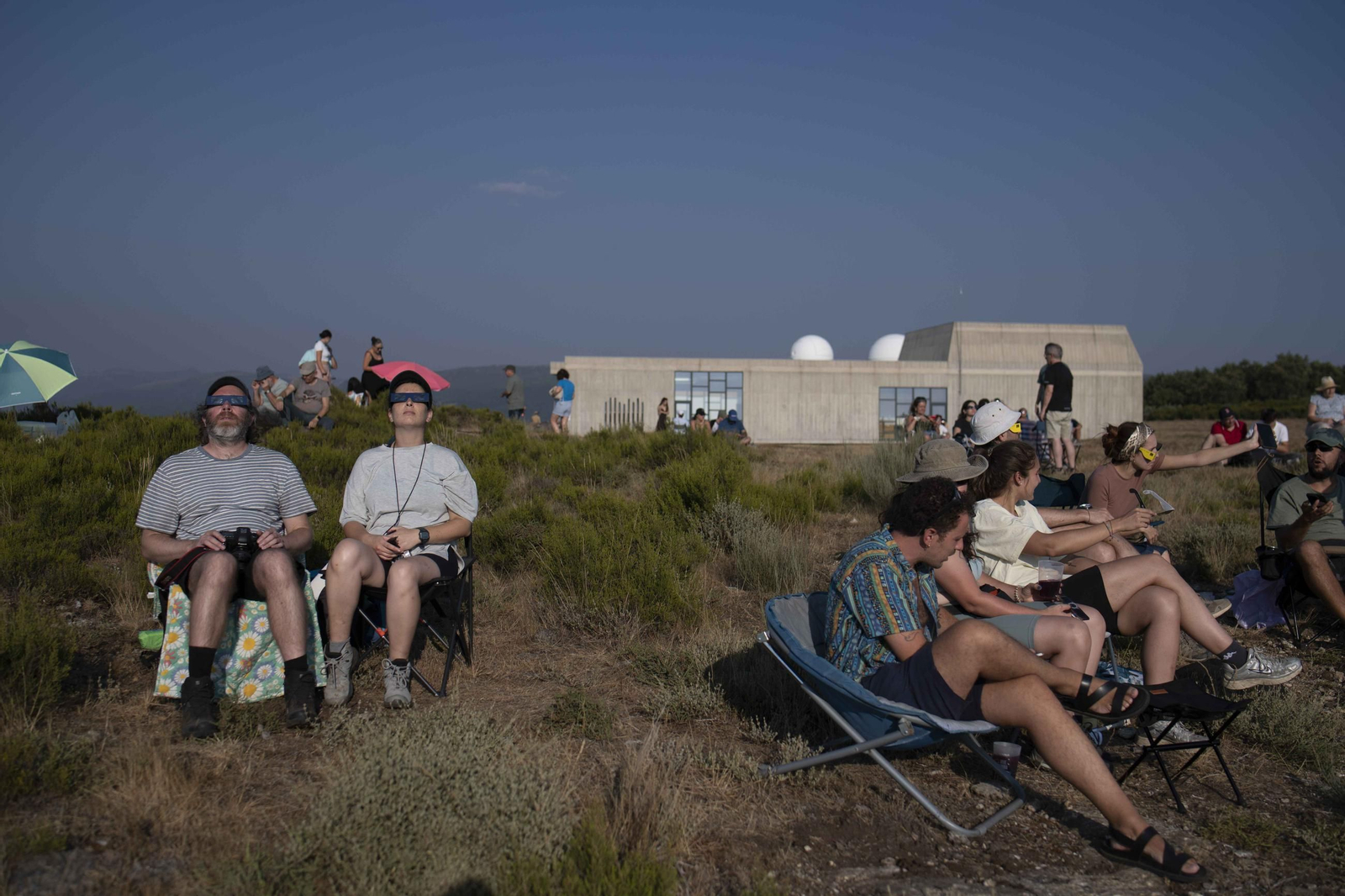 Galería | El observatorio de Trevinca, en A Veiga, vive una jornada histórica de eclipse