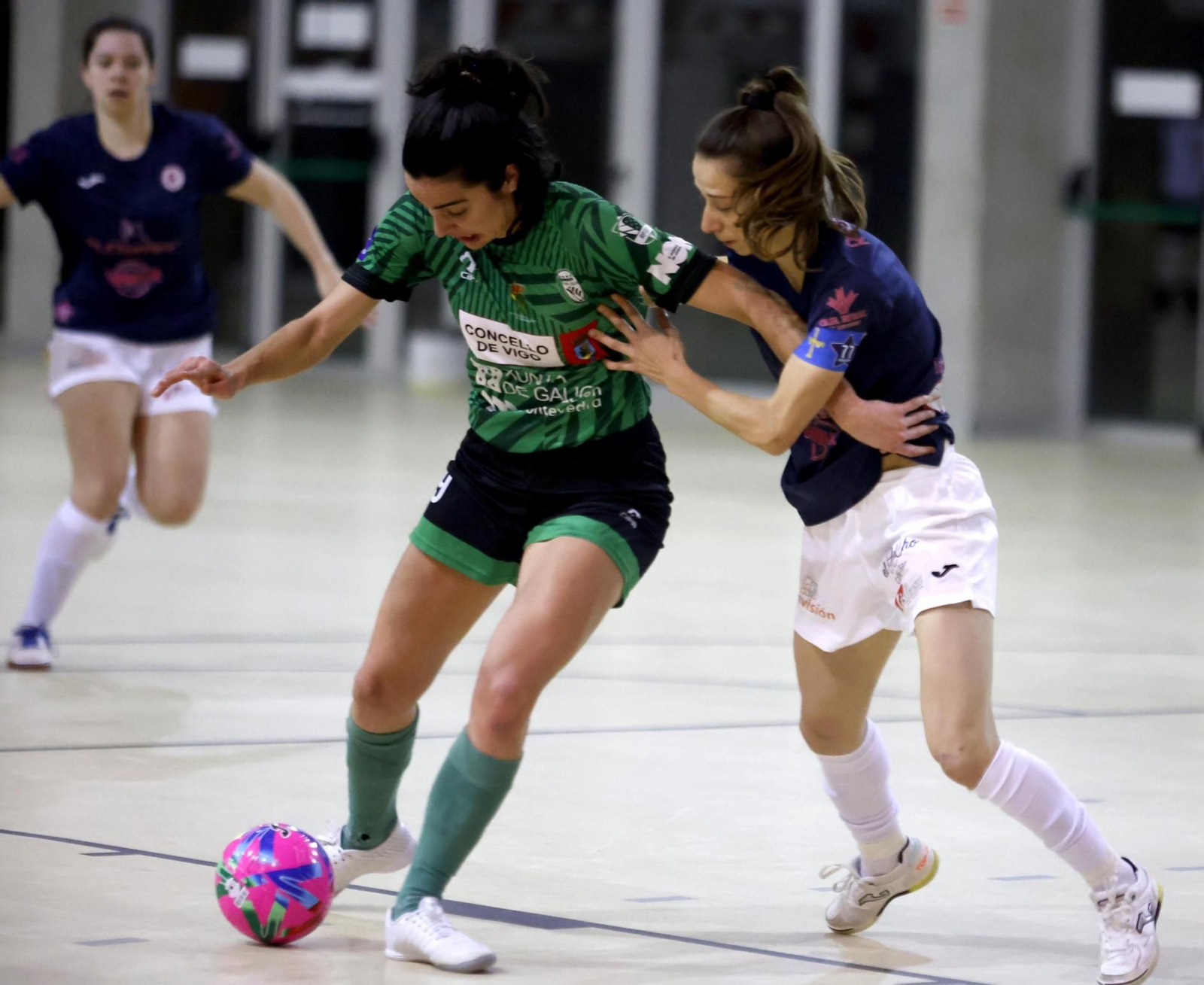 Clau marcó cuatro goles en la pista del conjunto valenciano.