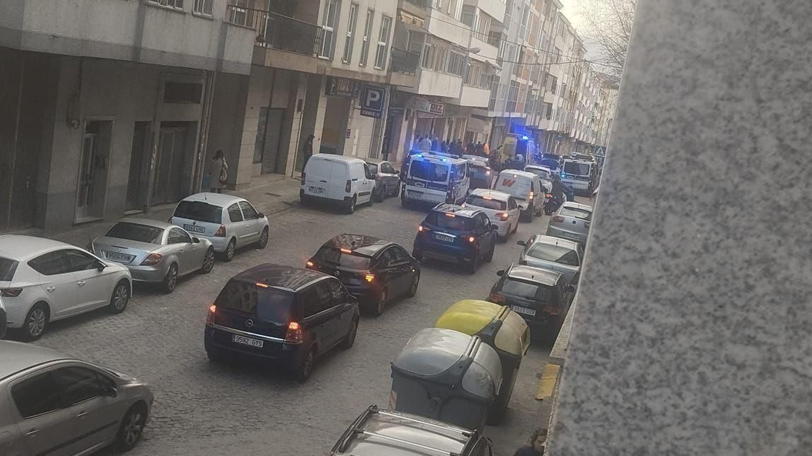 Imagen de la calle Río Mao durante la intervención