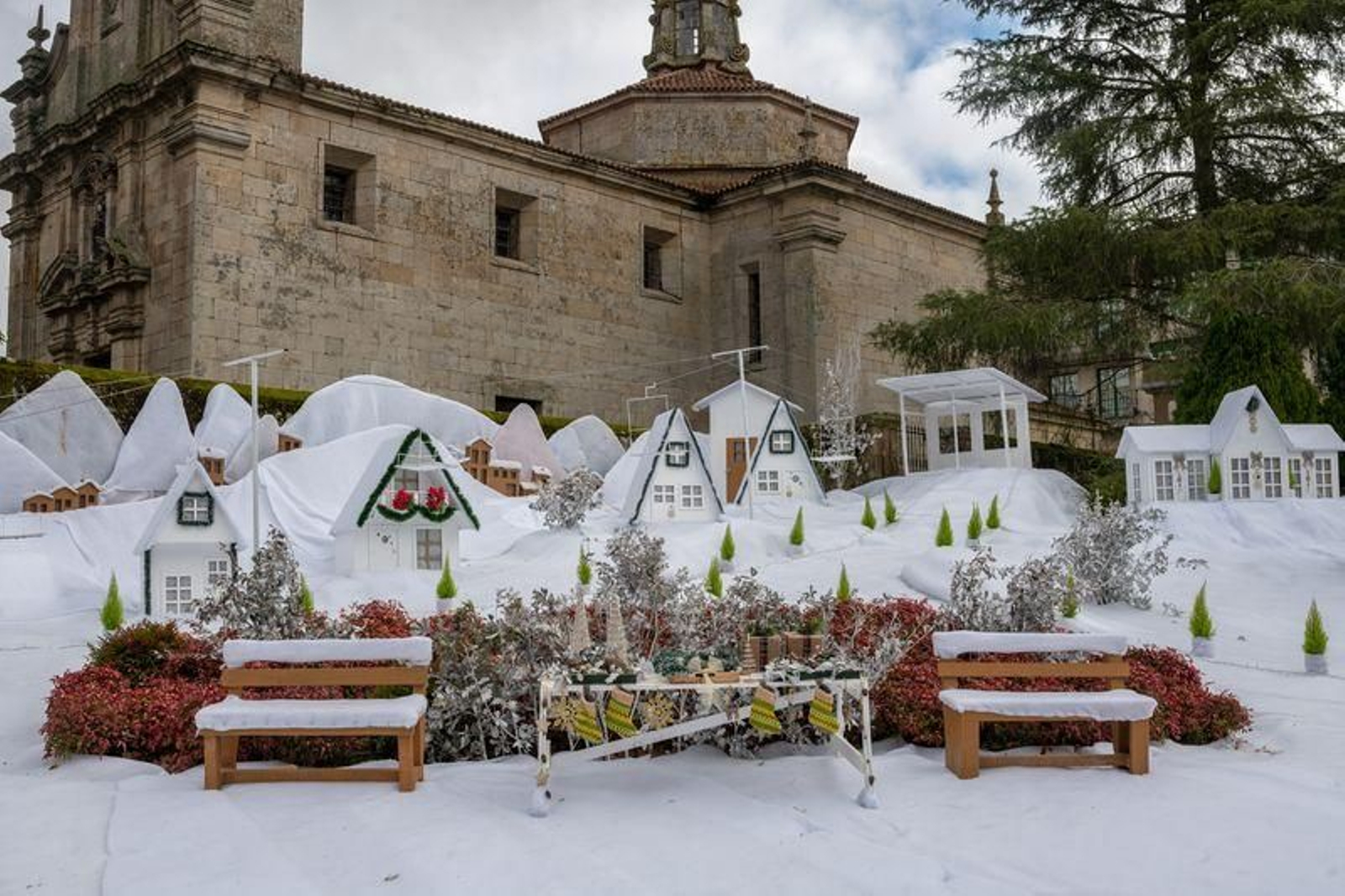 La decoración navideña en Allariz (ÓSCAR PINAL)
