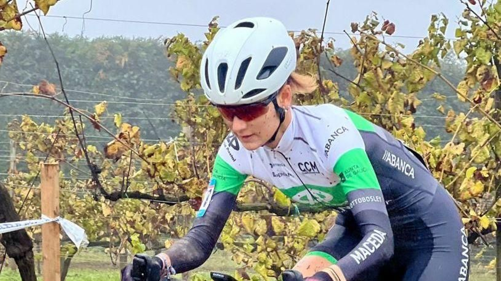 Sarela Conde, en una de las zonas del Trofeo Montes de Eiras.