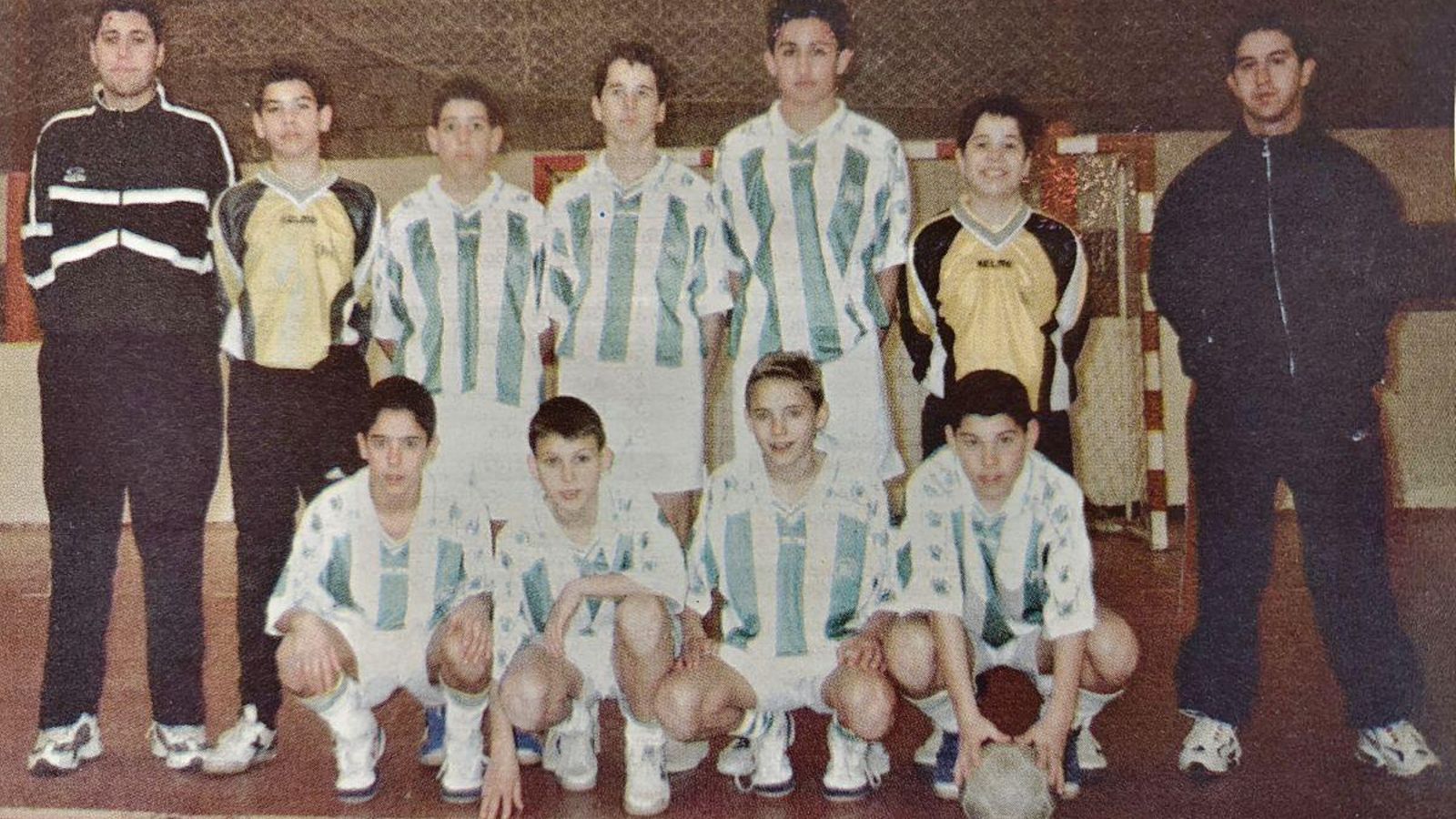 La selección ourensana infantil de fútbol sala.