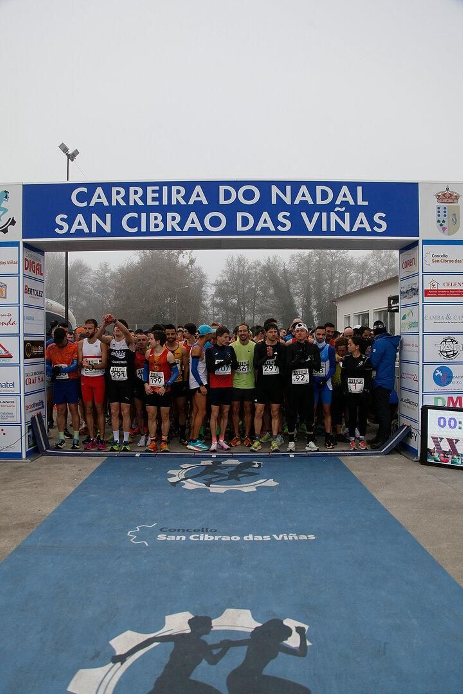 Preparados en la linea de meta