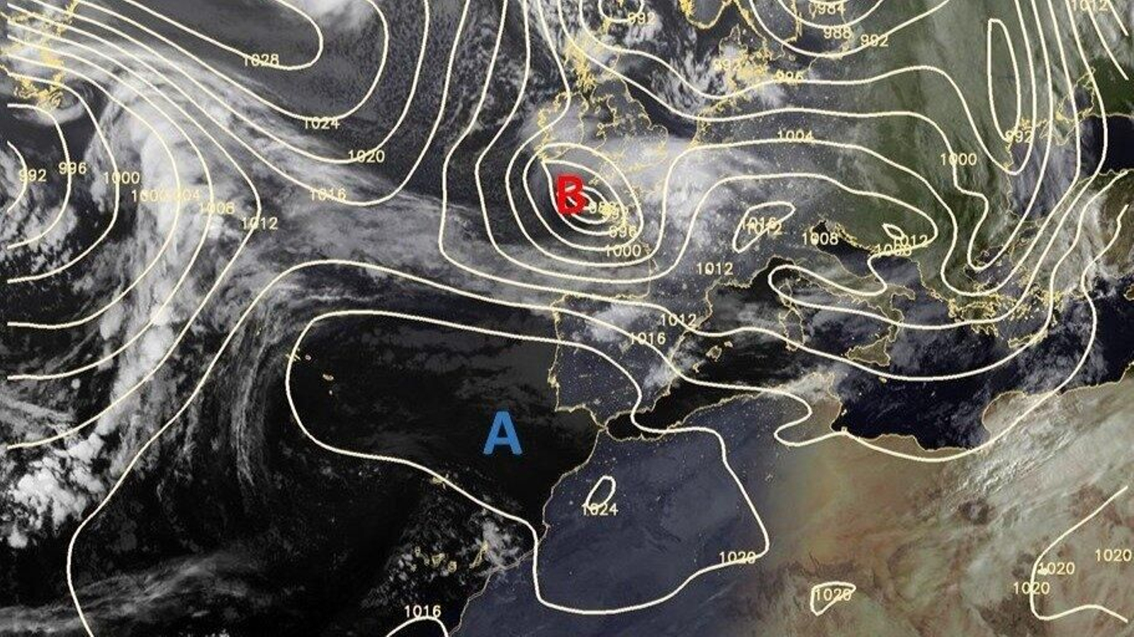 Temporal en Galicia. | Foto: MeteoGalicia