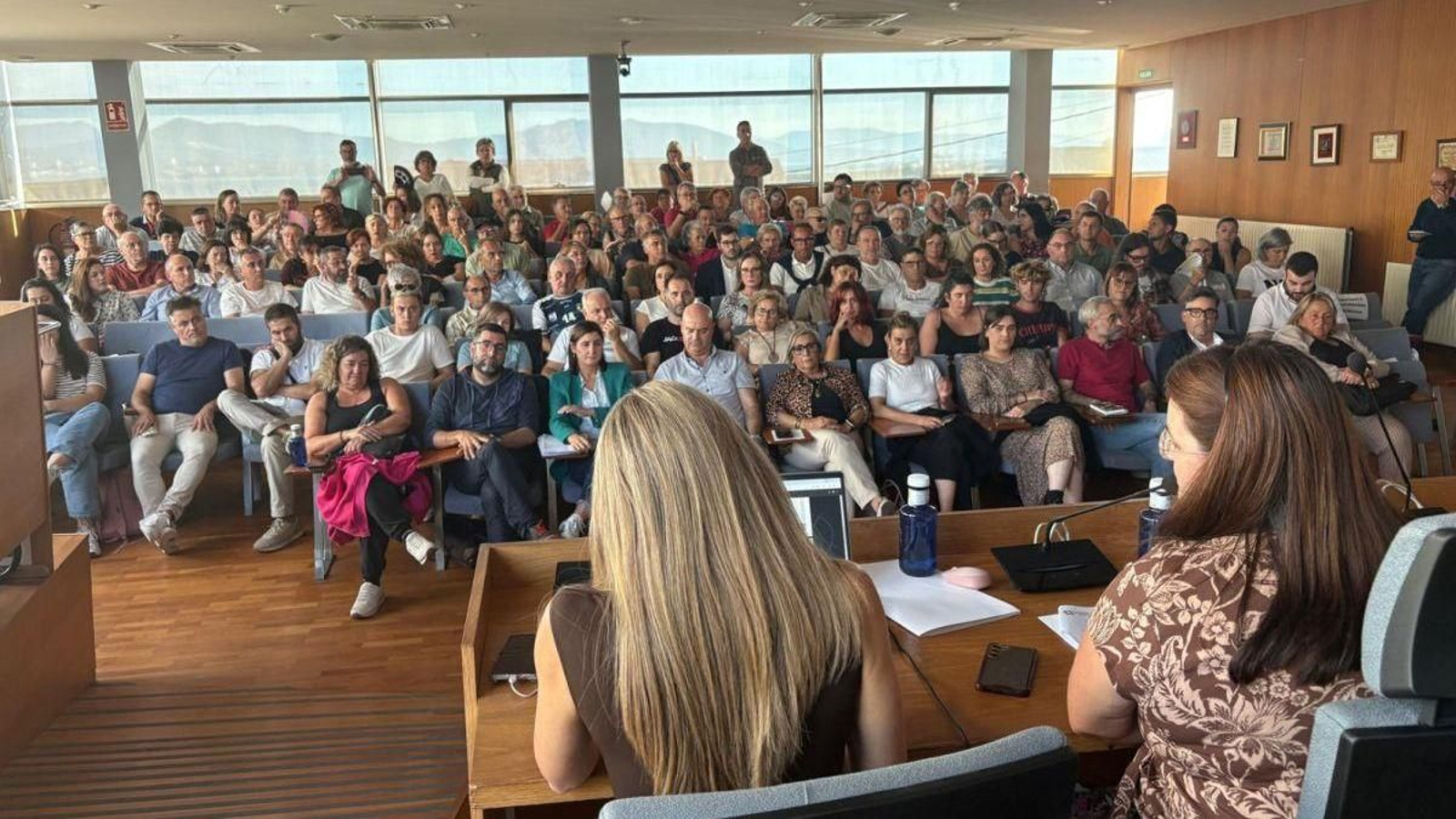 Un momento de la asamblea de la Mancomunidade del pasado lunes.