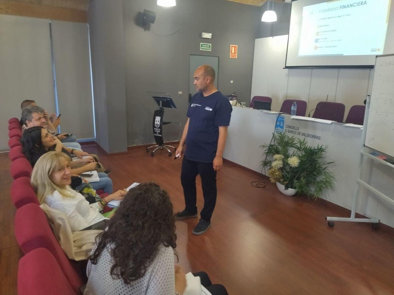 Curso de la Fundación Ronsel en el Concello de O Barco.