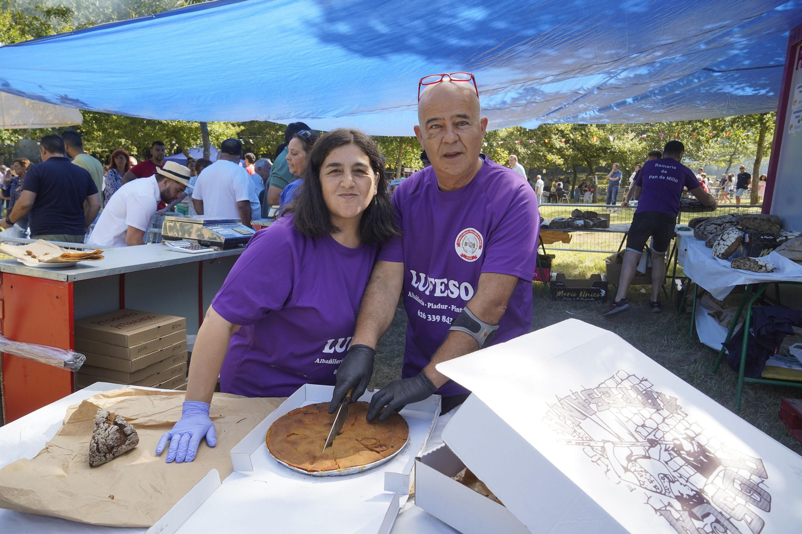 Celebración de la Romaría do Pan de Millo en Cabral.