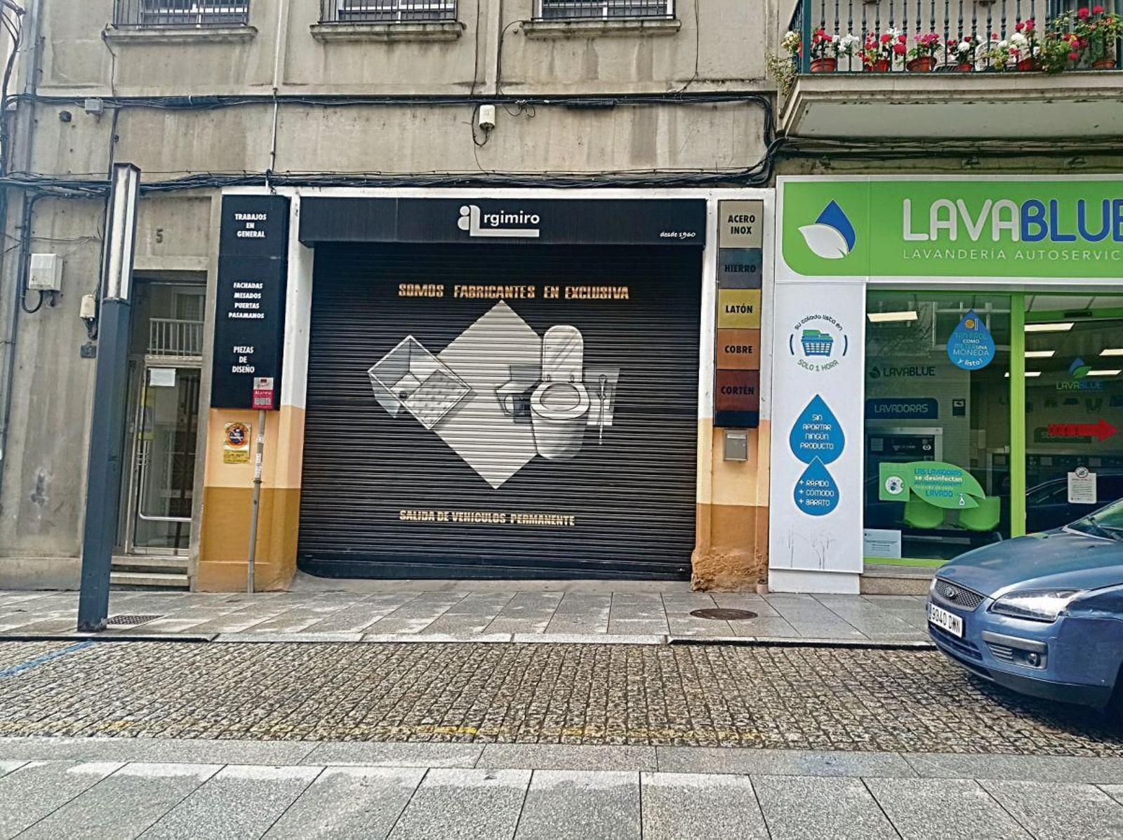 Actual ubicación del local de venta de Argimiro.