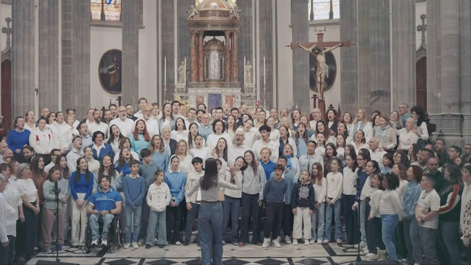 Un momento del videoclip