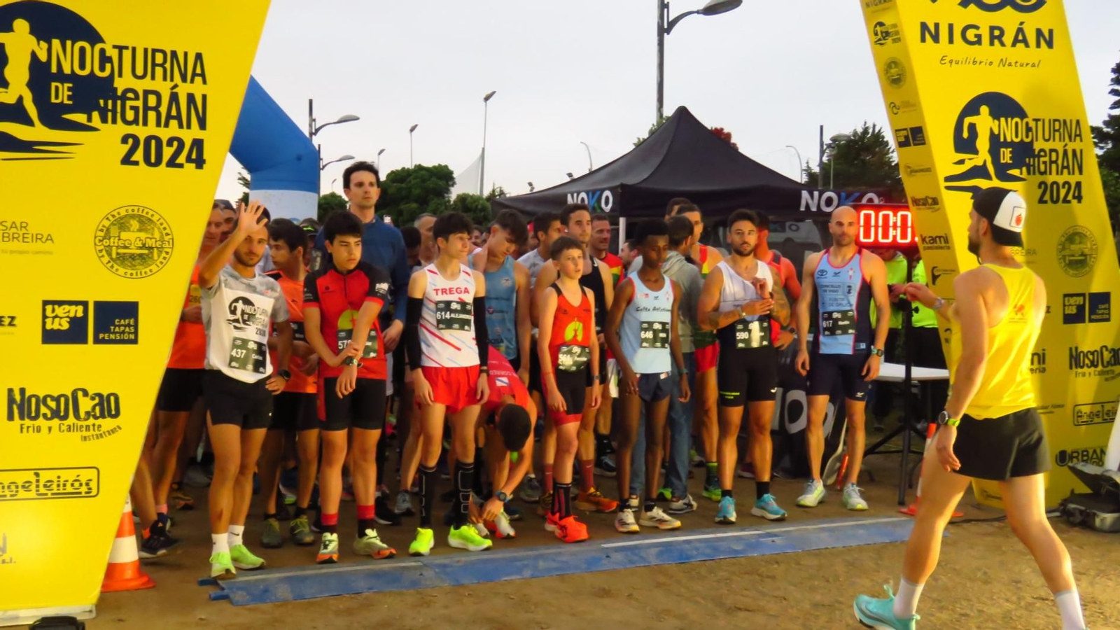 Imagen de la salida del año pasado en la carrera de Praia América.