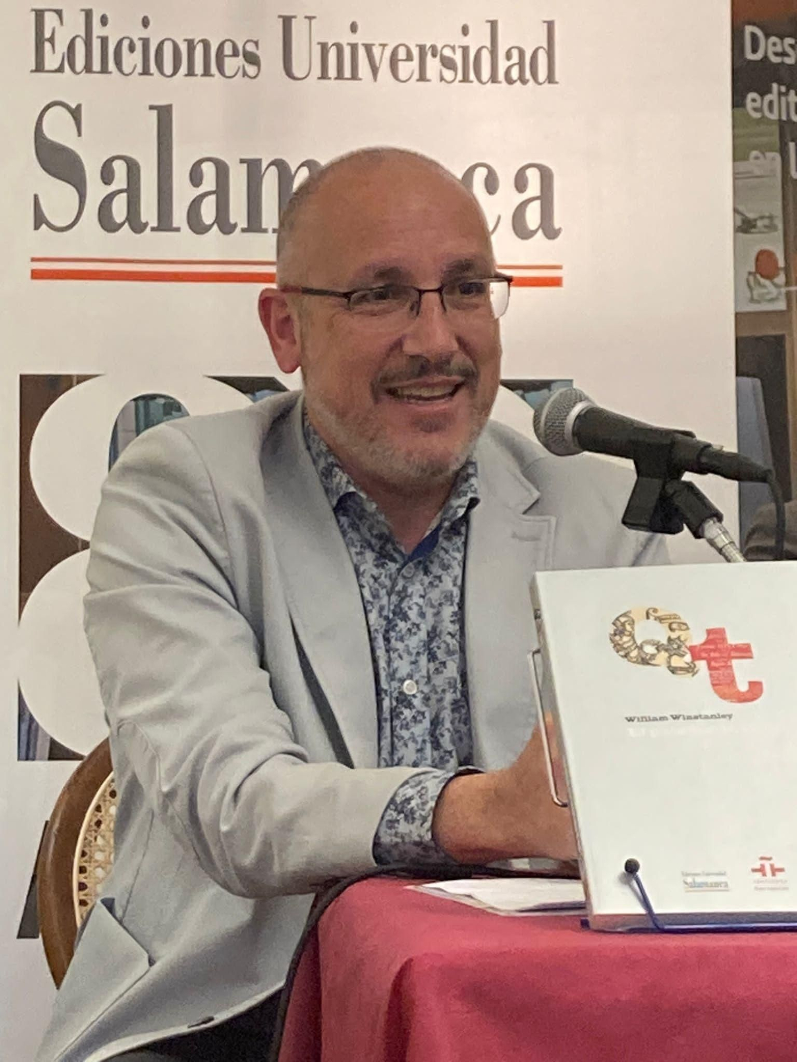 El catedrático Pedro Javier Pardo, durante un acto.