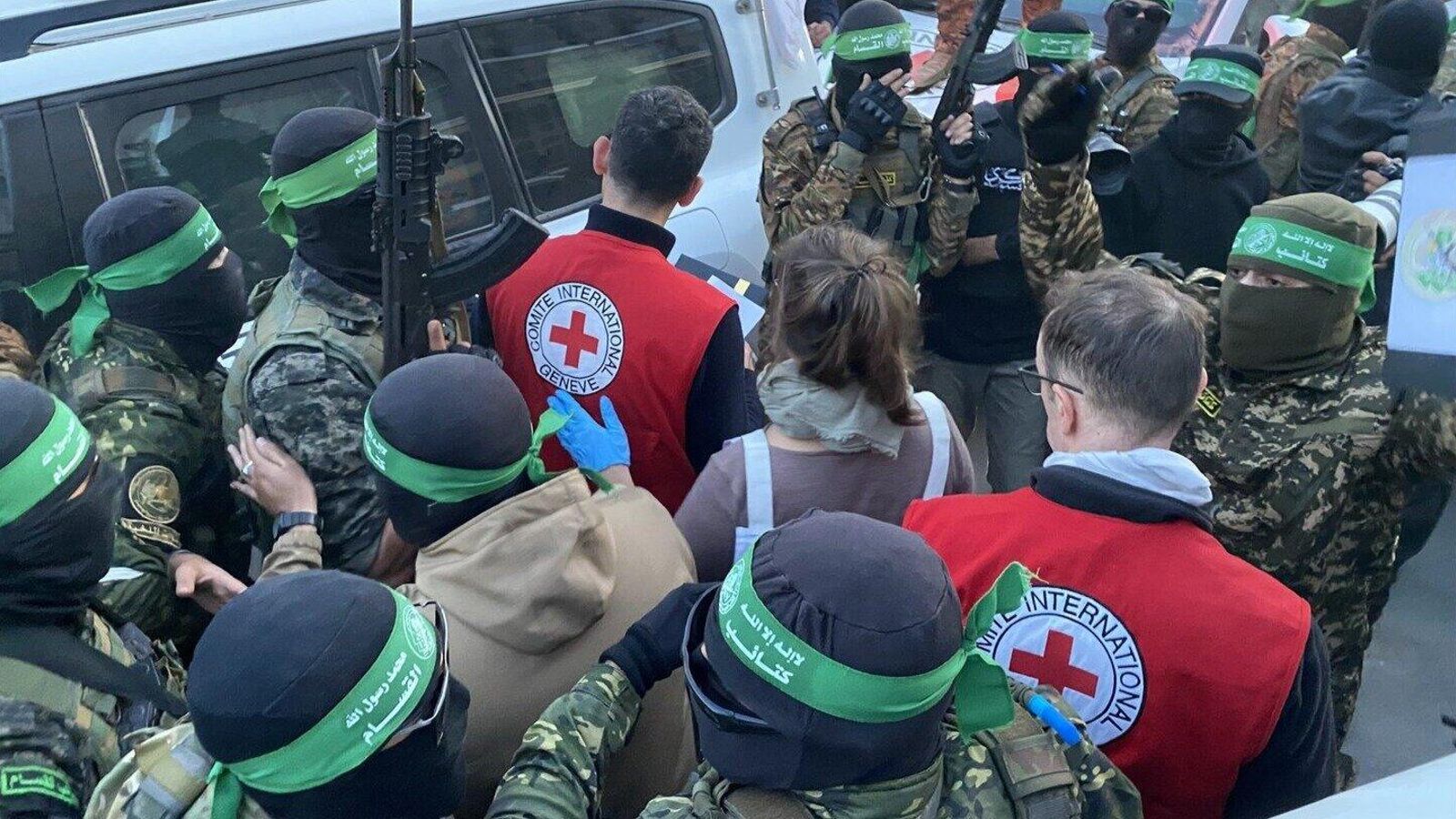 Liberación de las rehenes israelíes. | Foto: Europa Press