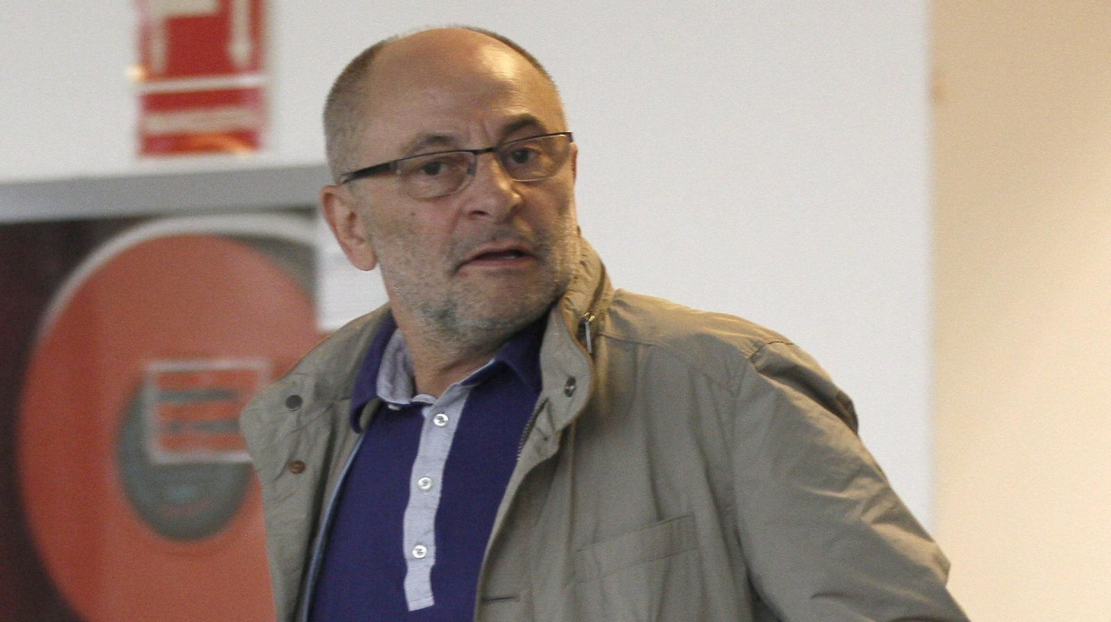 Francisco Lara, en el juzgado de Lugo (ELISEO TRIGO)