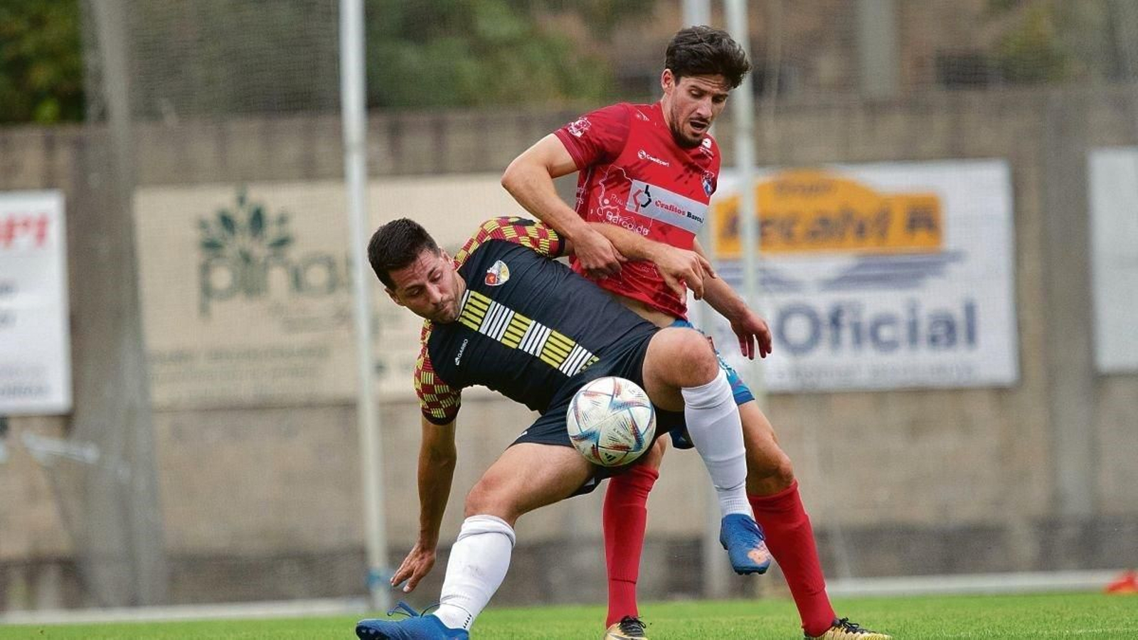 El defensa del Arnoia, Vilachá.