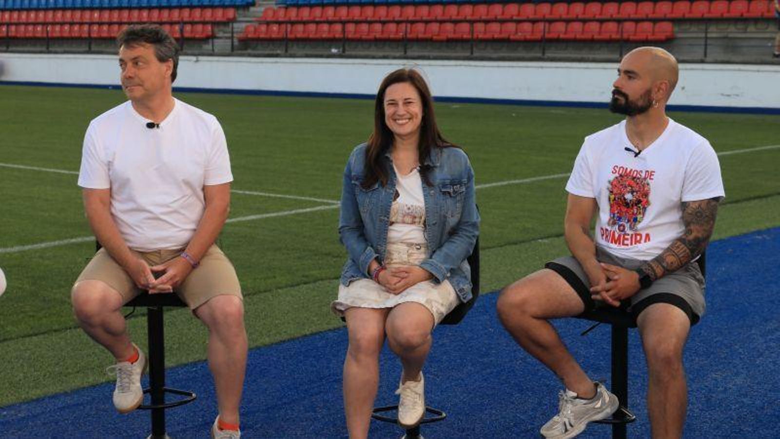 Javier Orbán, Noelia López y Héctor Otero.