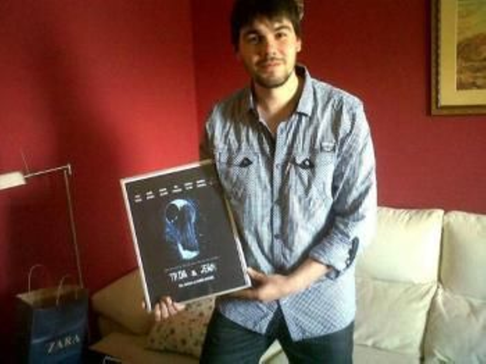 Darío Autrán, en la promoción de su última película.