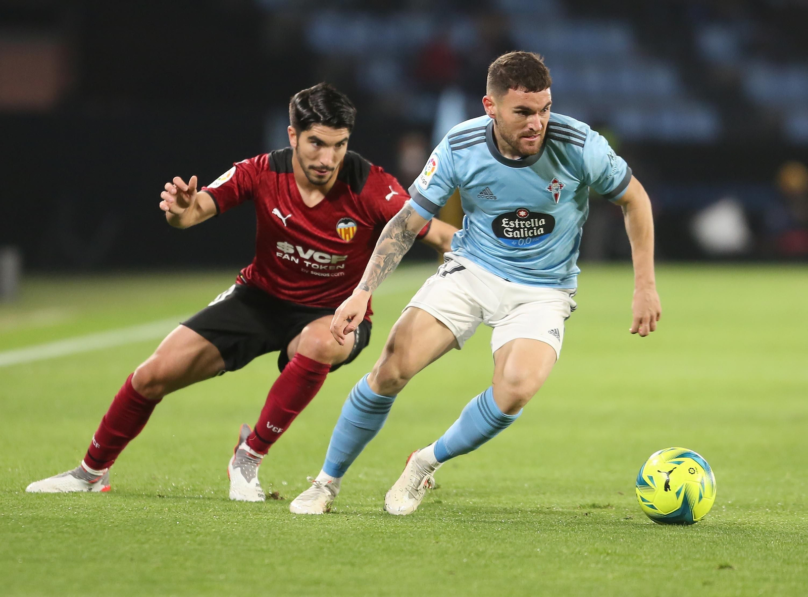 Celta-Valencia en Balaídos Vigo.