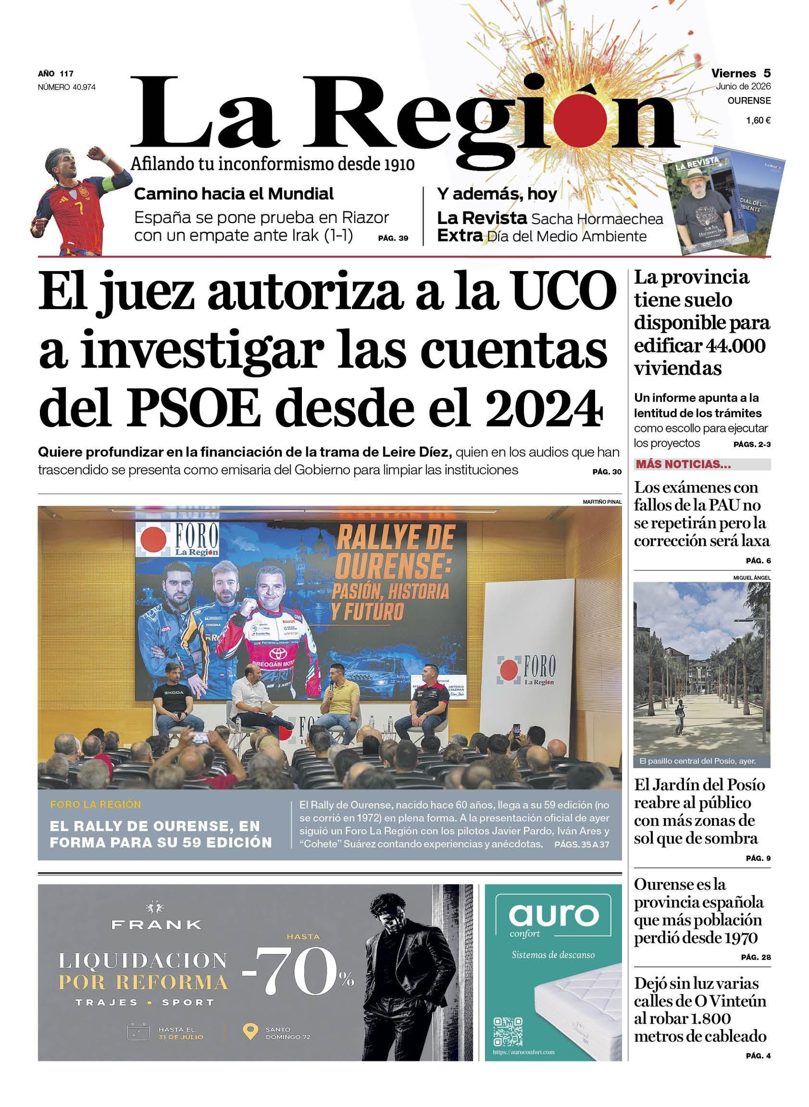 La portada de hoy