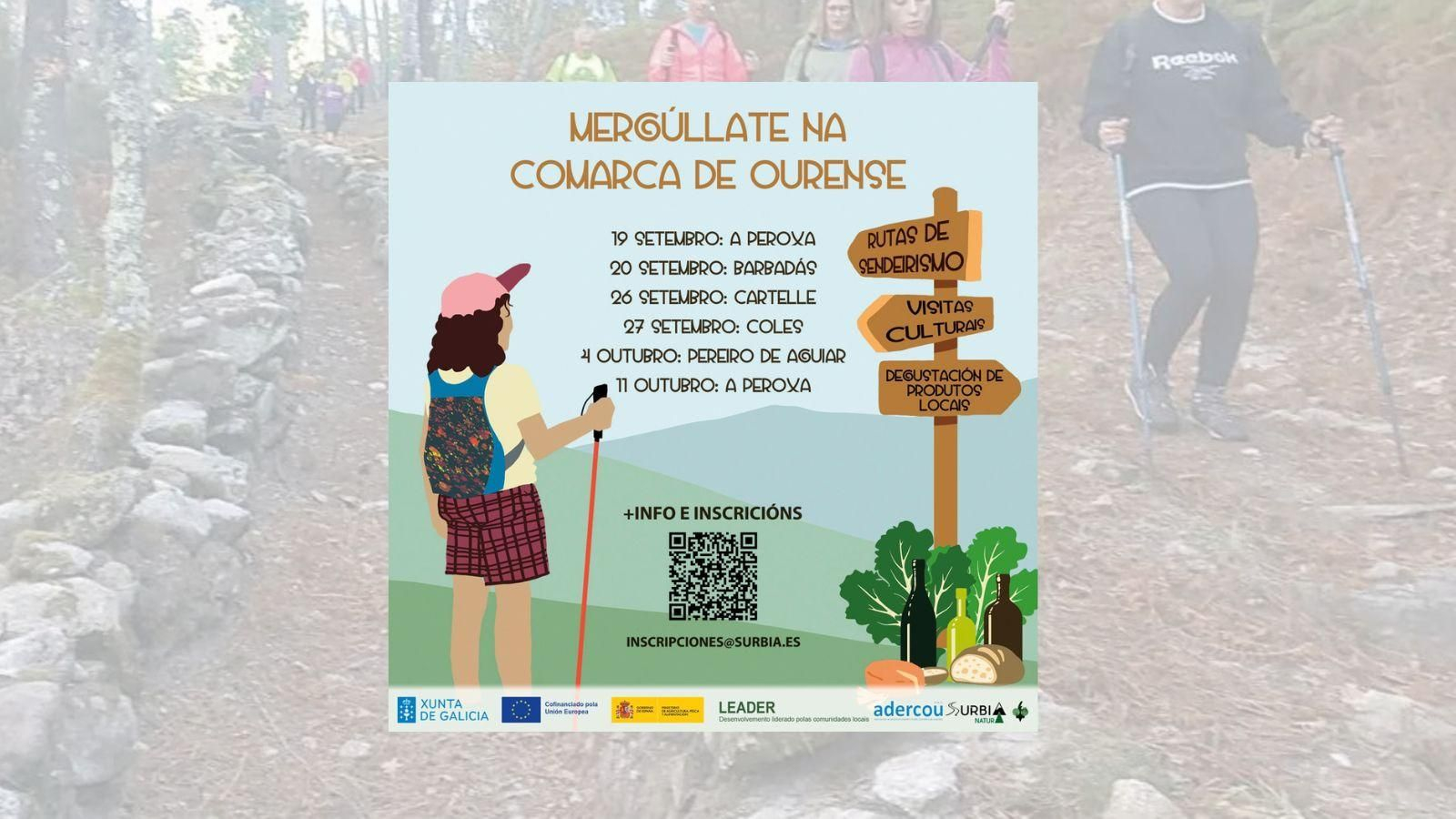 Conoce las rutas de Mergúllante na comarca de Ourense.