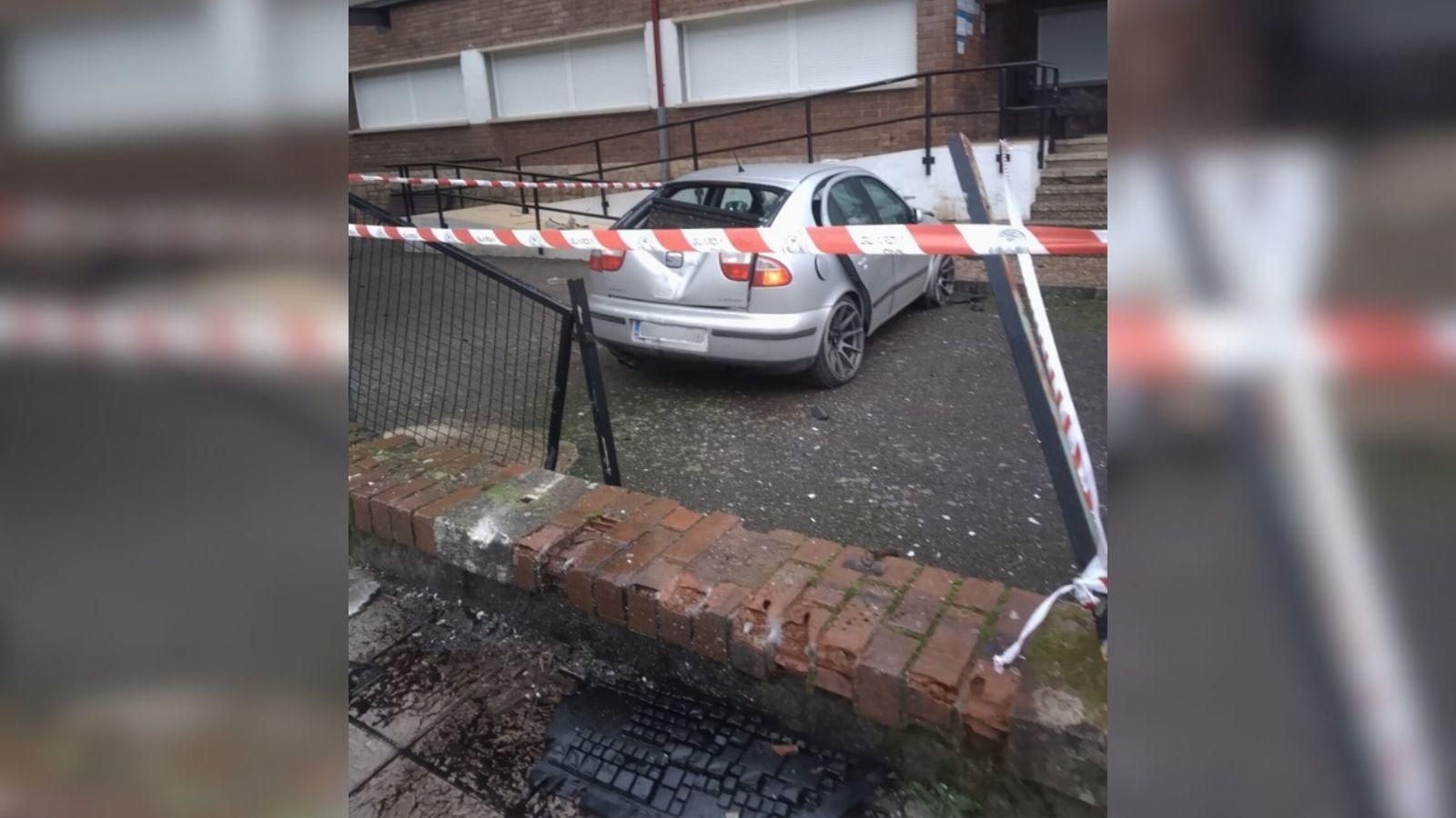 El estado del vehículo después del accidente