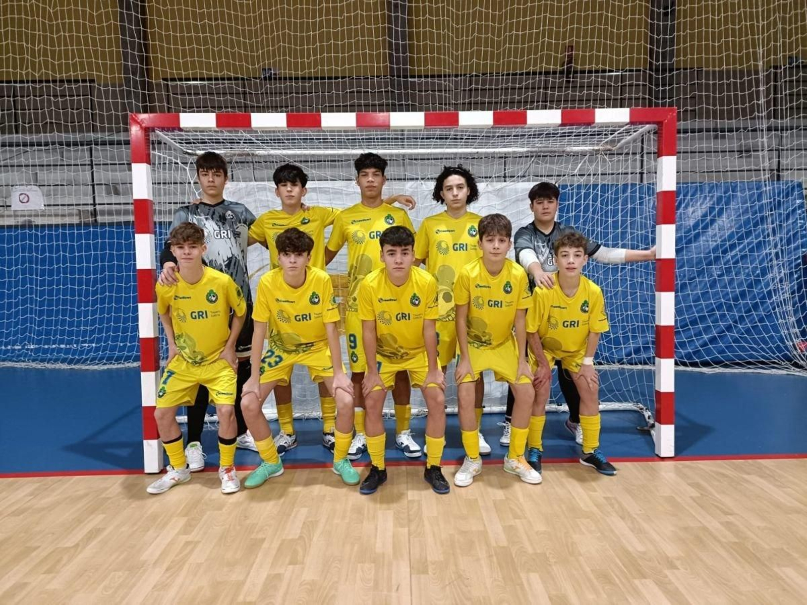 El Gri Carballiño, tercer clasificado en la competición que se estrenaba en el calendario provincial.