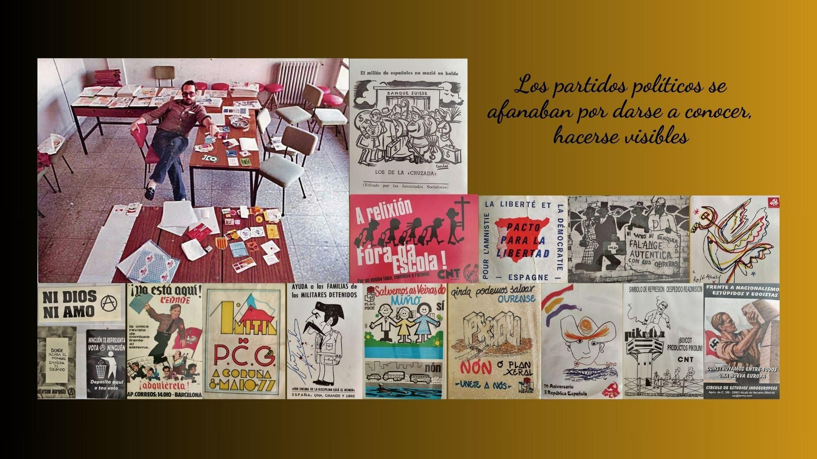 Parte de la colección de Xosé Lois Carrión