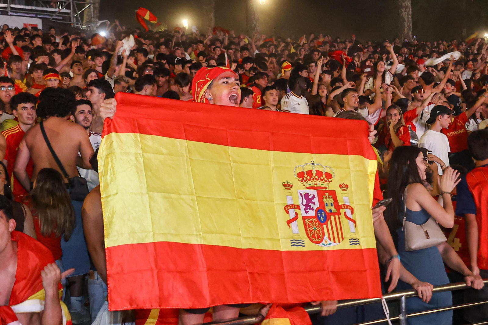 Galería | Vigo celebra la victoria de España en el Mundial 2026
