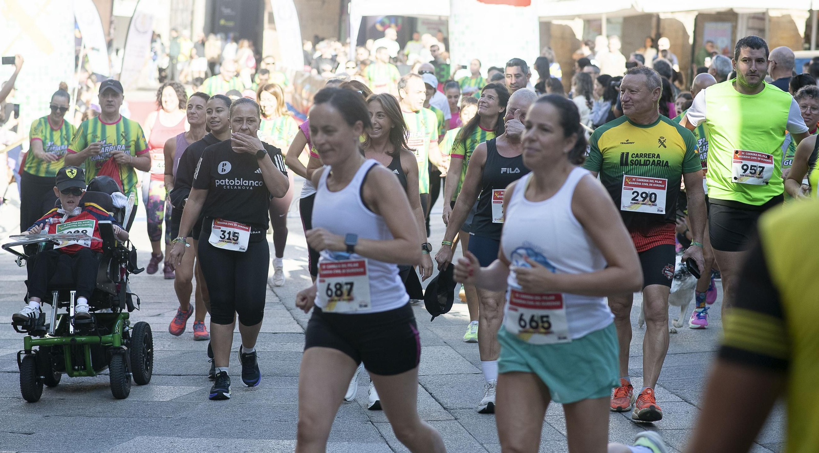 Galería | Ourense disfruta de la Carrera de la Guardía Civil un año más