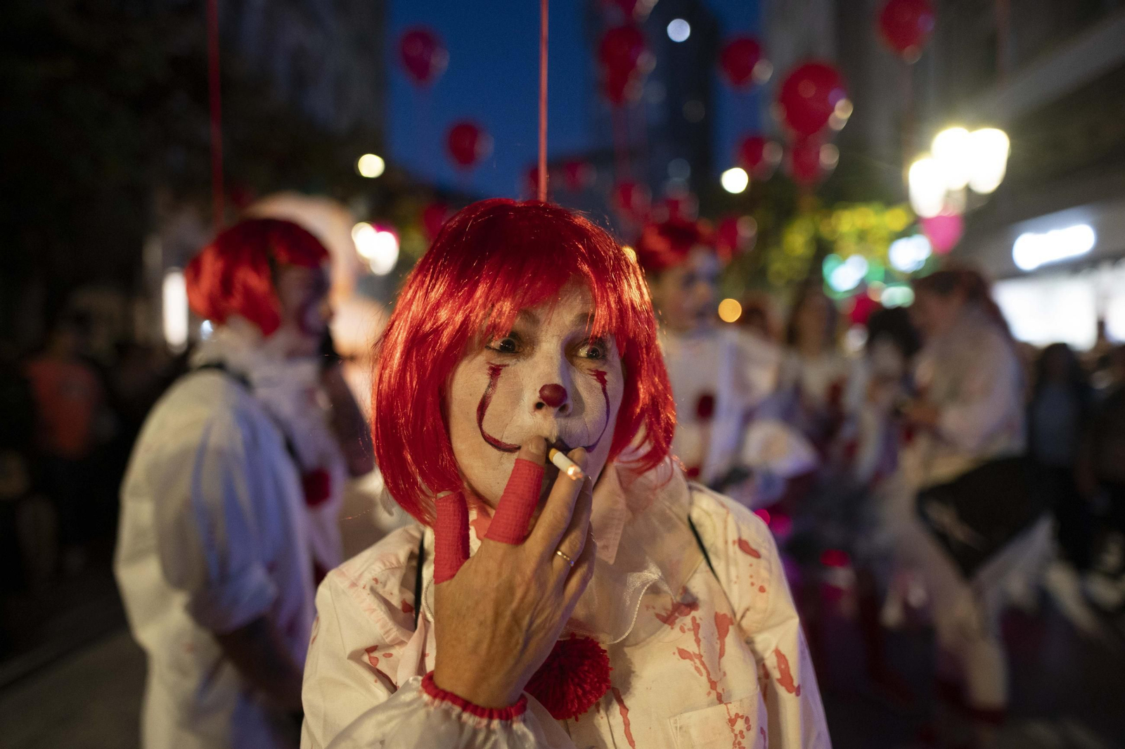 Galería | Ourense se transforma en una ciudad de miedo para celebrar Samaín
