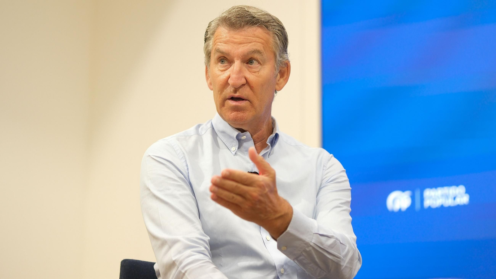 El presidente del Partido Popular, Alberto Núñez Feijóo.