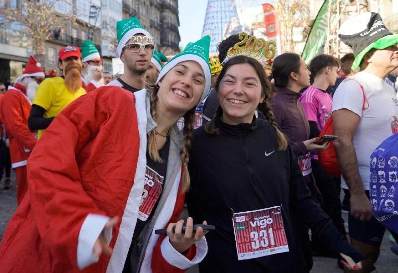 Galería | Disfraces y atletismo en la San Silvestre de Vigo 2025