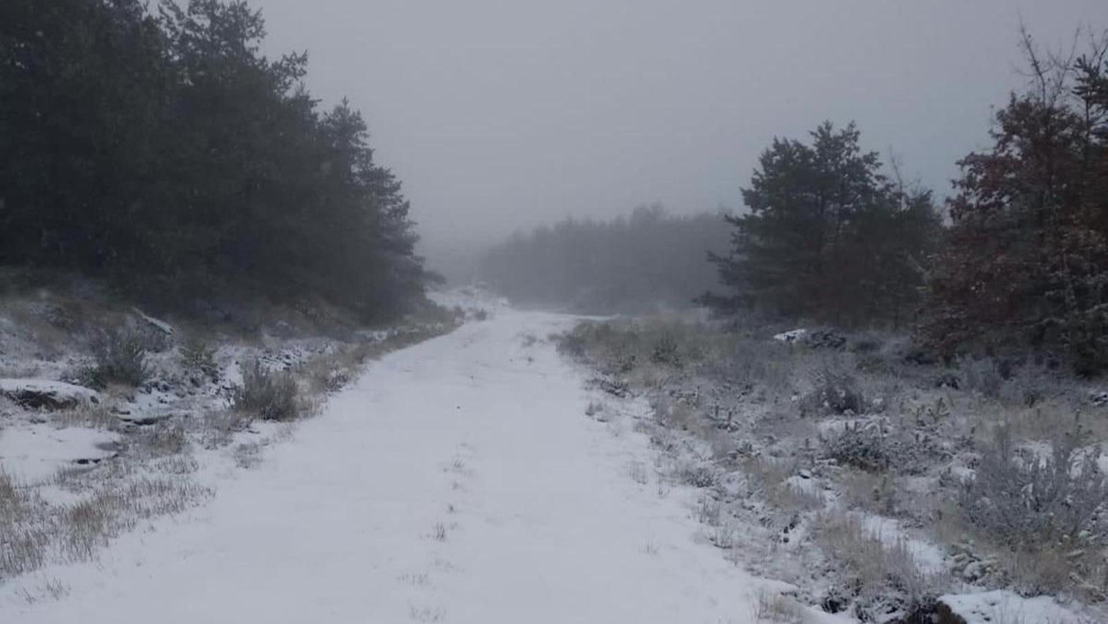 Nieve en la Serra do Larouco (JOSÉ FERNÁNDEZ).
