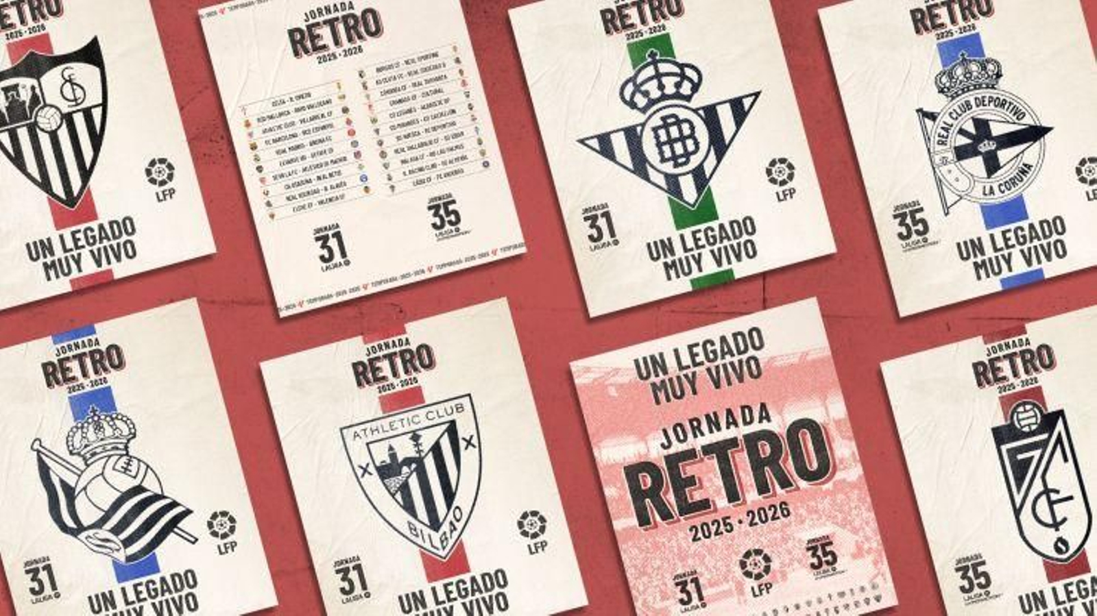 Jornada Retro de La Liga.