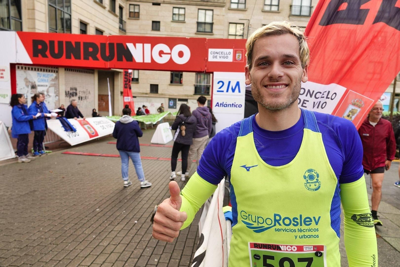 Ganador de la carrera en la Vigo+11 en la modalidad de 5 kilómetros.