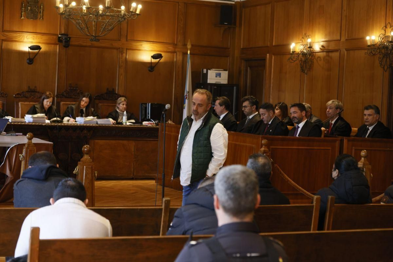 El dueño de Mavaz fue el primero en admitir el delito ayer en la Audiencia de Pontevedra. (GONZALO GARCÍA)