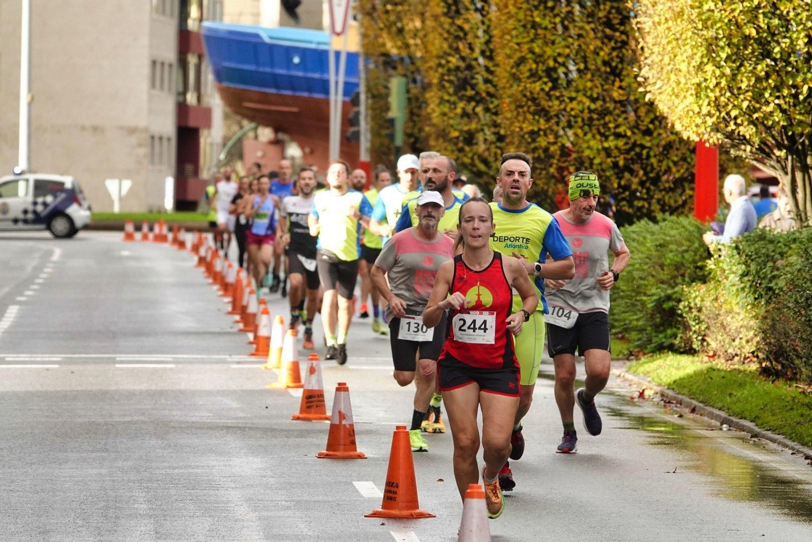 La carrera Vigo+11 en Coia.