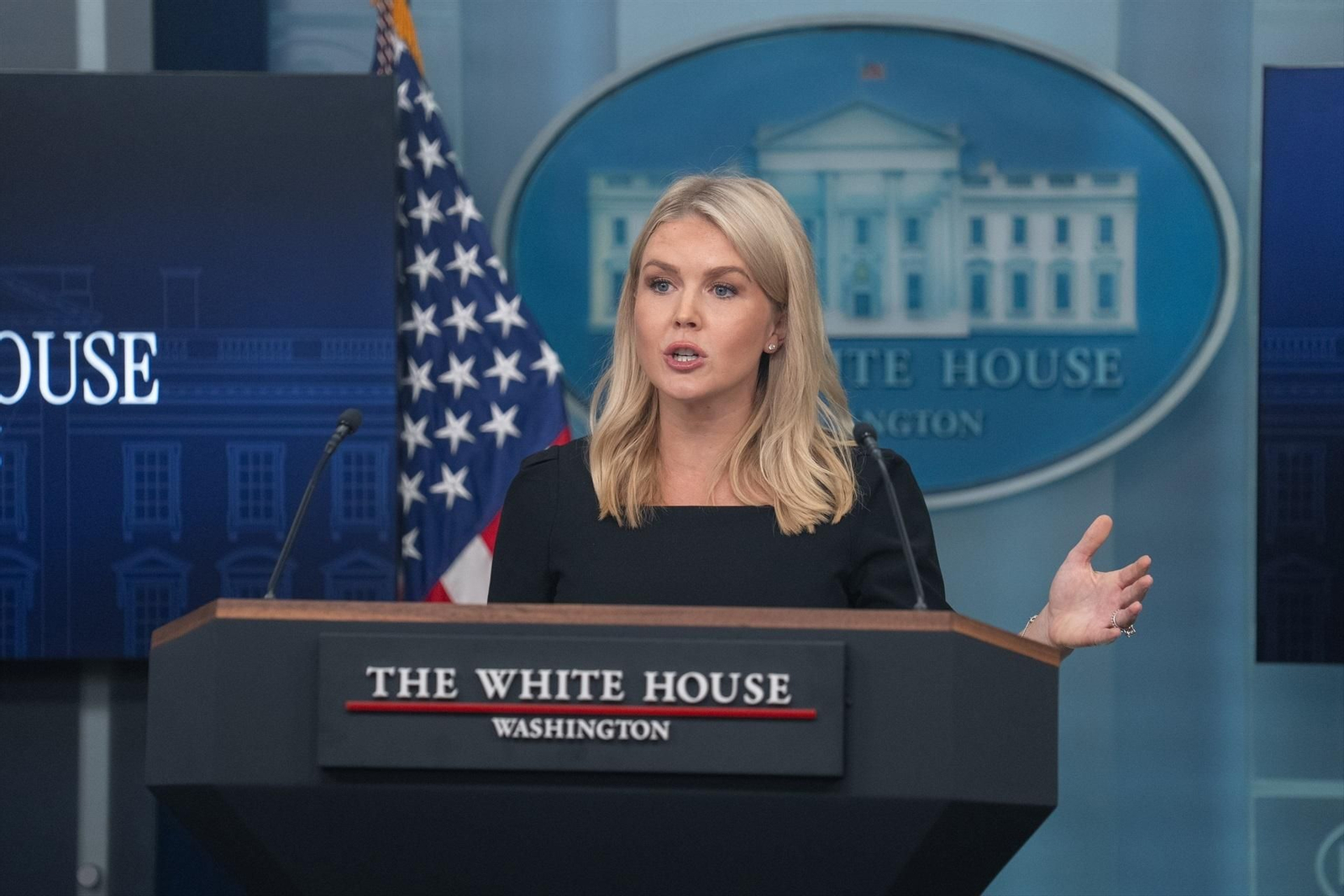 Karoline Leavitt este jueves.