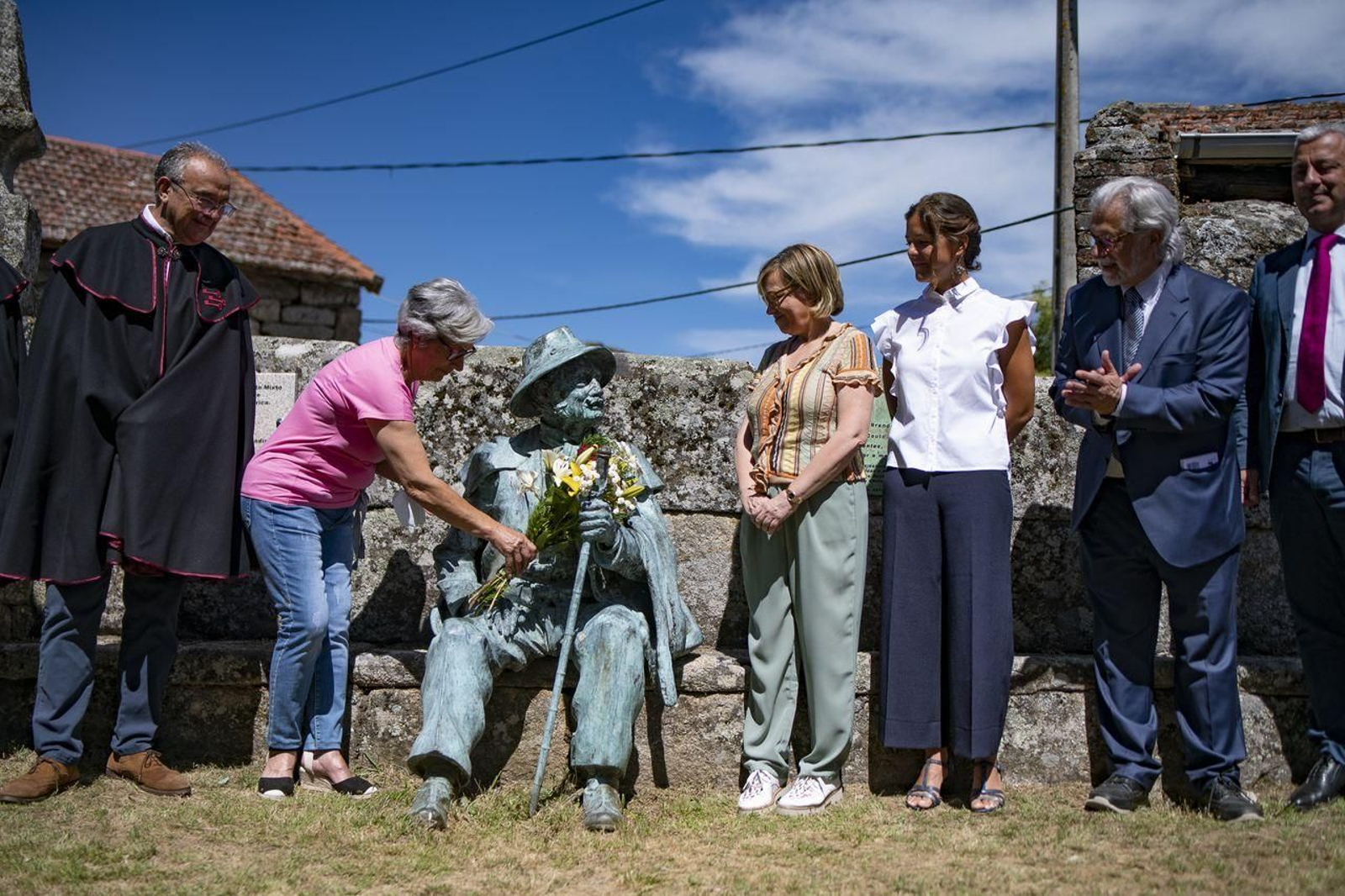 Santiago de Rubiás (Calvos de Randín). 02/07/2022. Acto de nomeamento dos novos xuices honorarios do Couto Mixto.
Foto: Xesús Fariñas