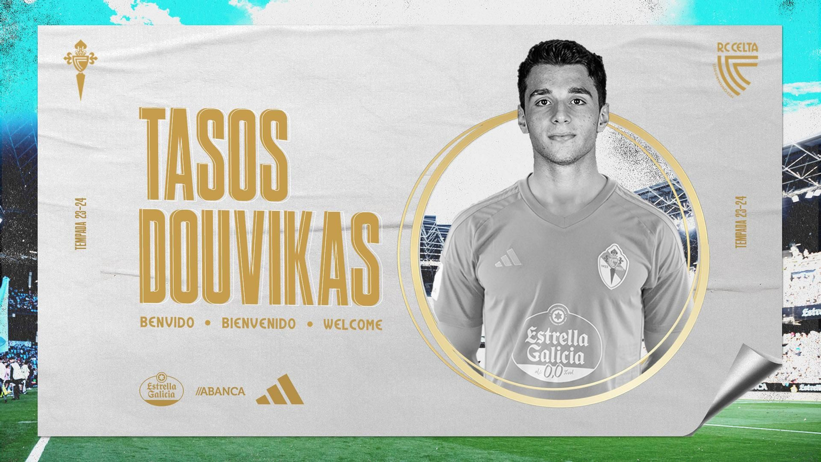 El Celta hace oficial el fichaje de Douvikas.