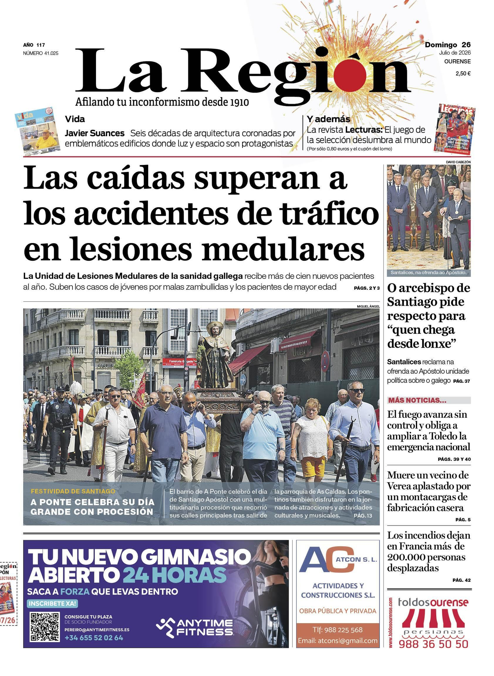 La portada de hoy