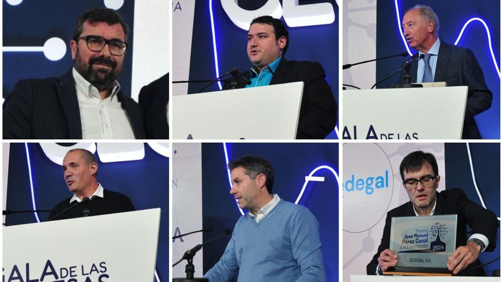 Premiados en la Gala de las Empresas Ourensanas