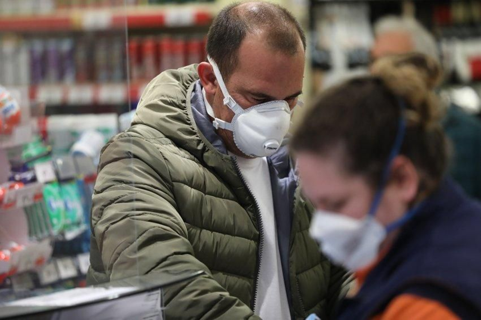 Las visitas al súper durante el confinamiento: Foto: José Paz