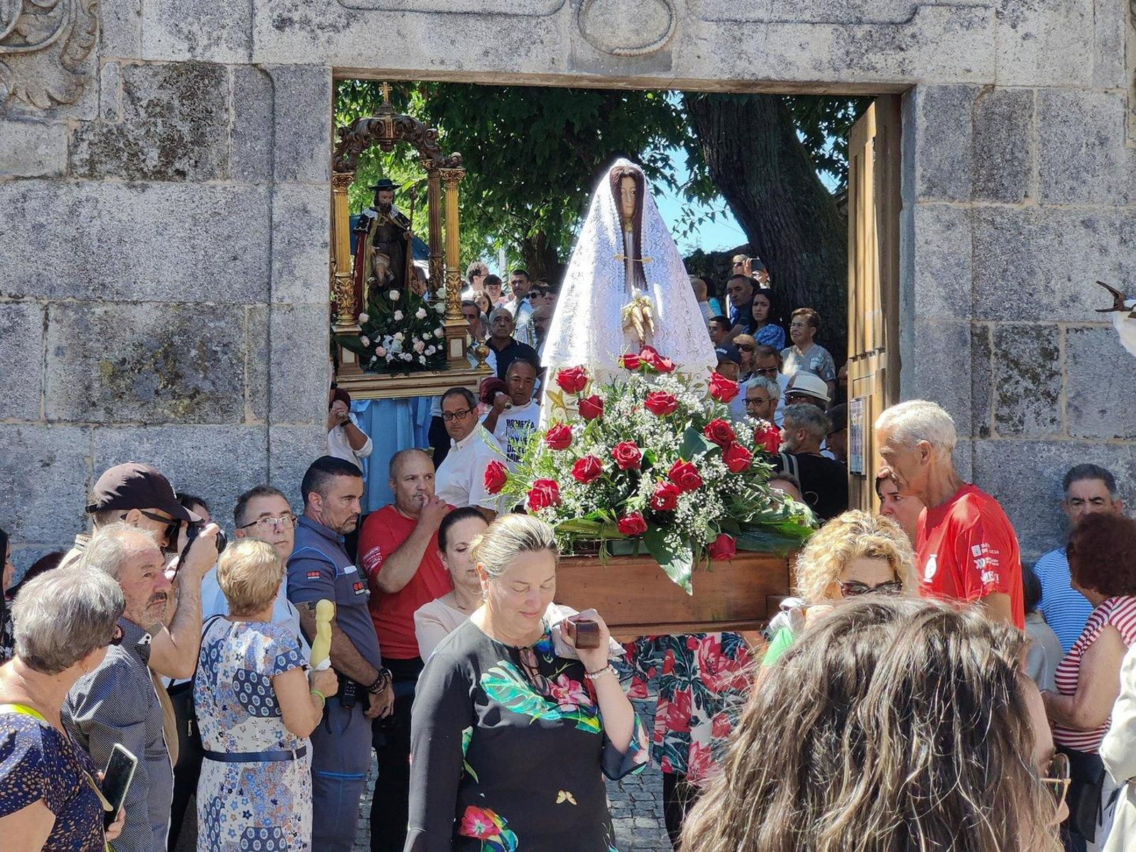 Procesión en la romería de San Roque.