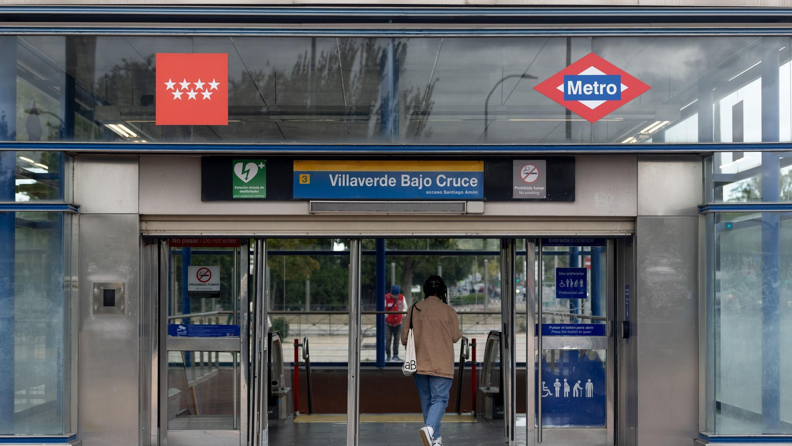 La estación de Metro de Villaverde Bajo Cruce de la línea 3