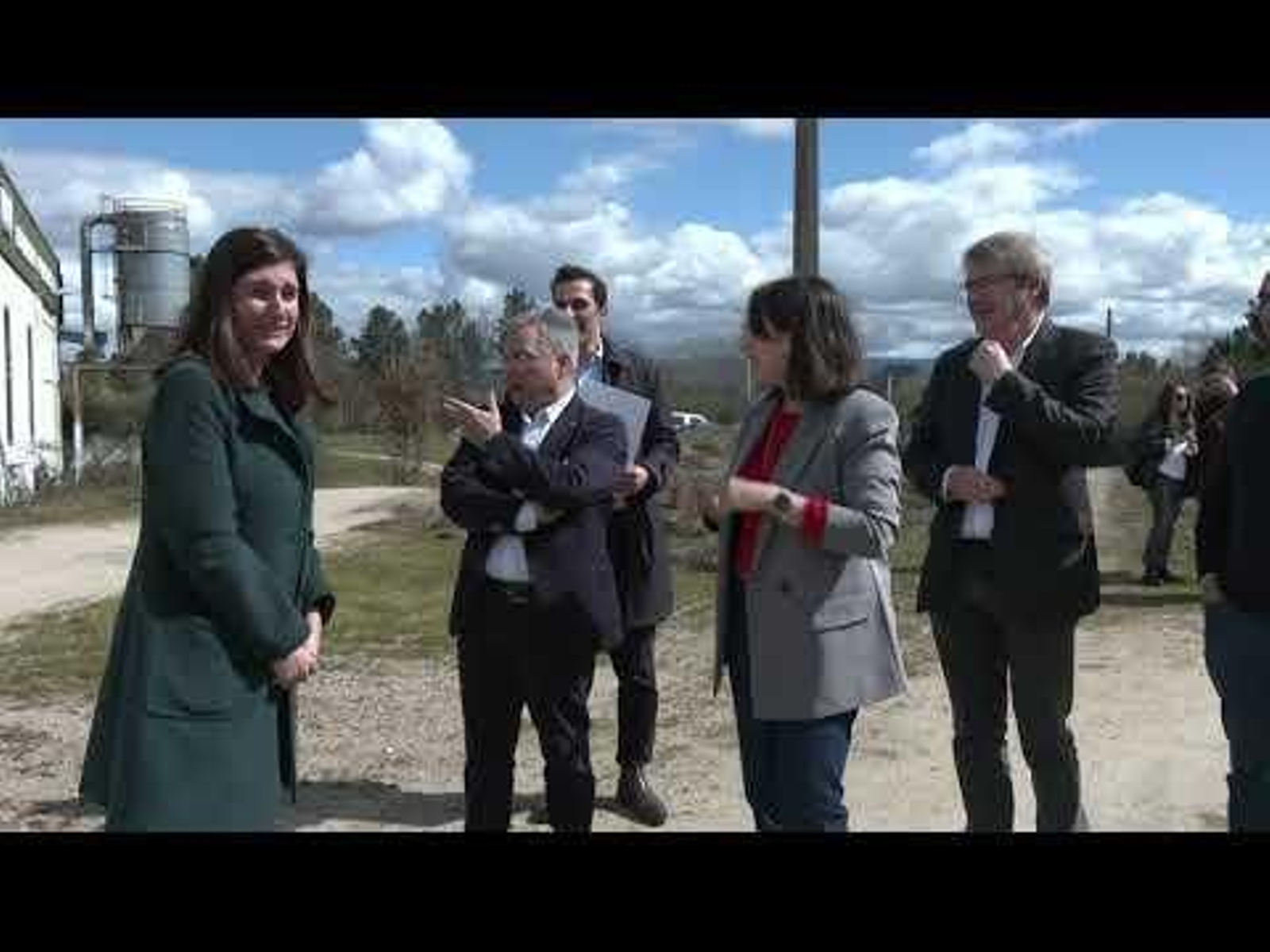 María Jesús Lorenzana visita o Parque Empresarial de Pereiro 18.03.25