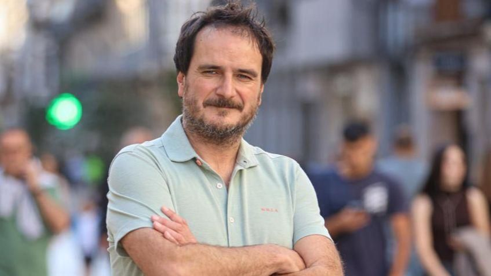 El cineasta, productor y director Aitor Arregi, ayer en el Marco.